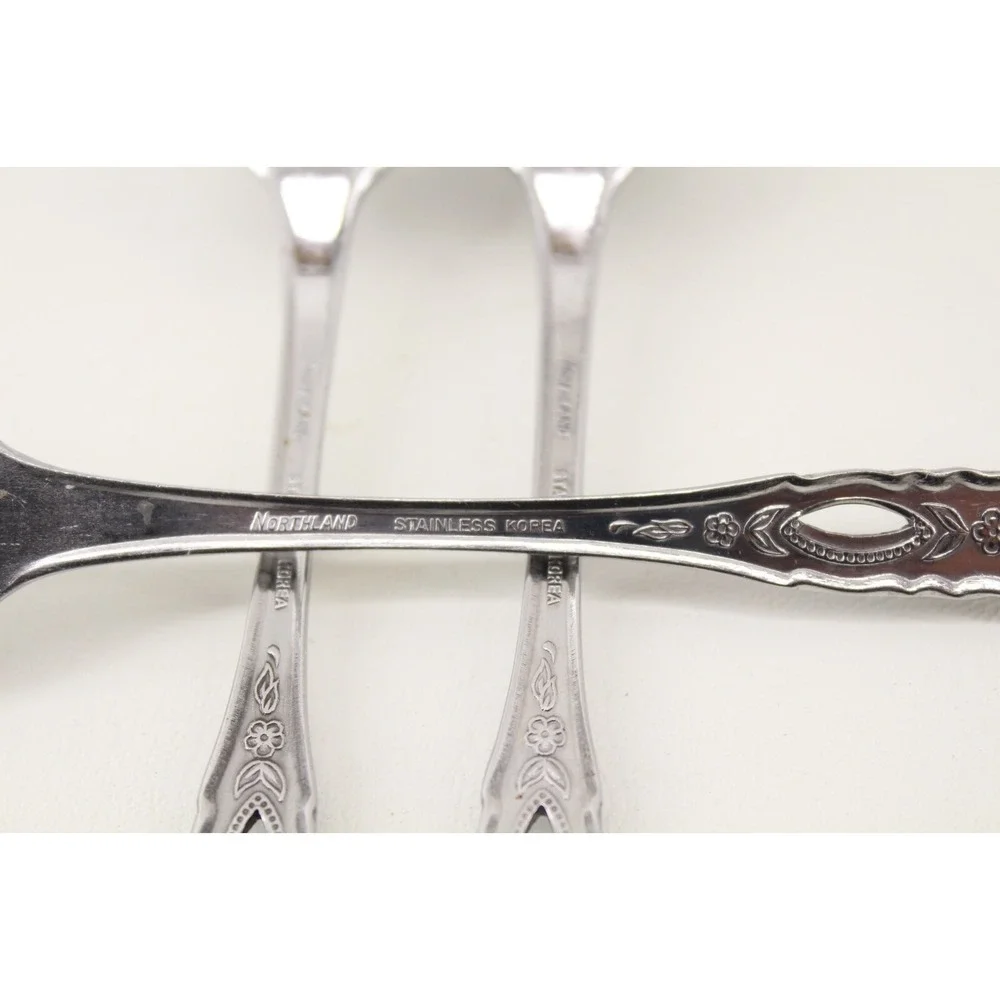 NORTHLAND Oneida SCHUBERT 2 Salad Forks 1 Dinner‎ Fork Stainless Korea